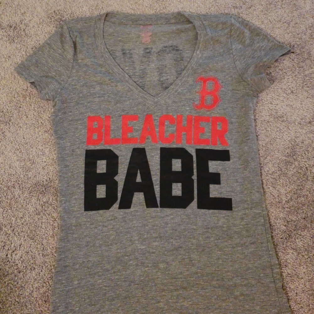 VS Pink Boston Red Sox Bleacher Babe Tee